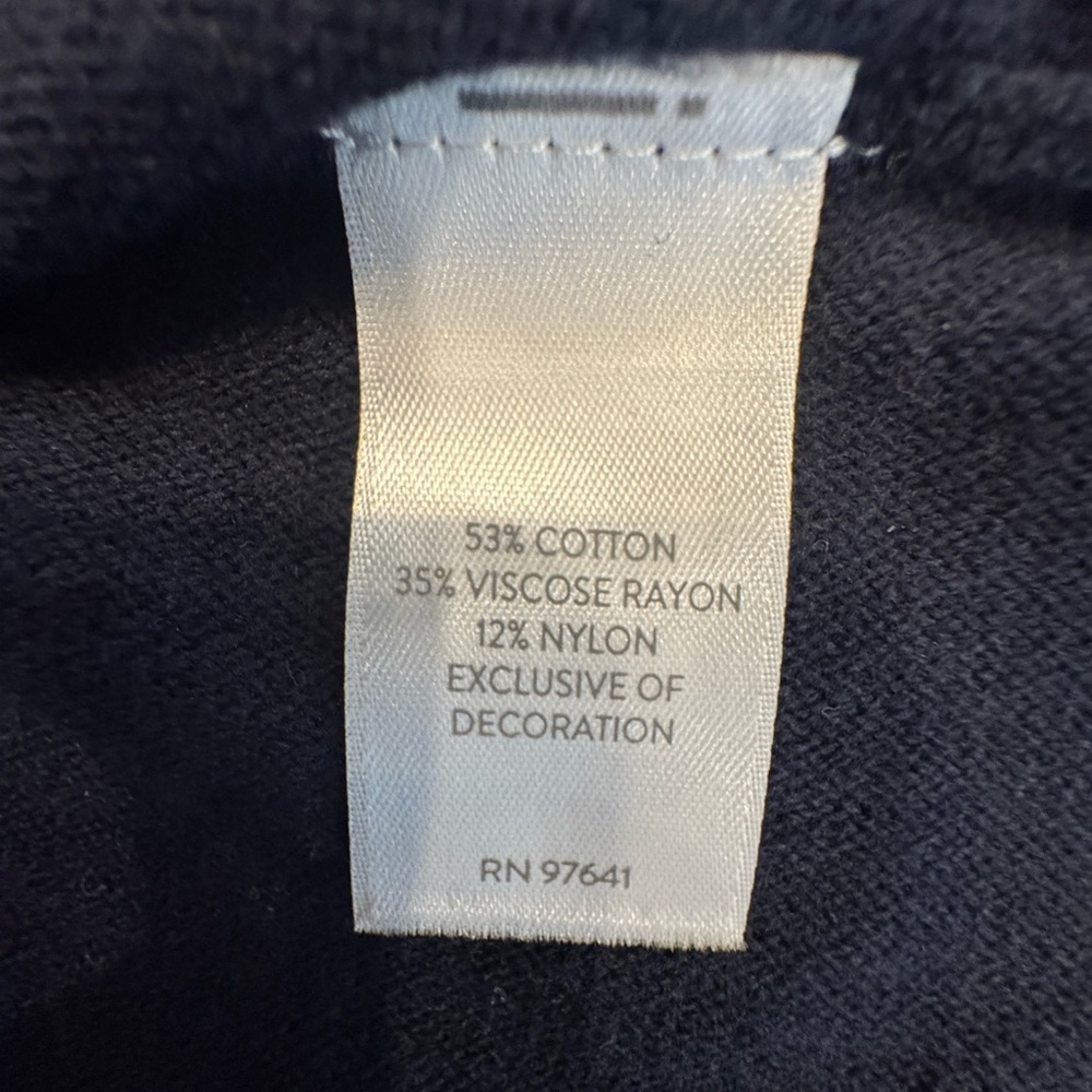 J. Jill Blue Fringe-Hem Relaxed Tunic Top - Picture 6 of 8